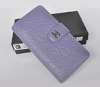 Chanel Matelasse Bi-Fold Wallet Sheepskin Leather C091 Purple C091