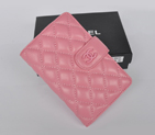 Chanel Matelasse Bi-Fold Wallet Sheepskin Leather C093 Pink C093
