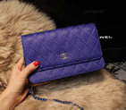 Chanel Matelasse Wallet Sheepskin Leater A80138 Royal A80138