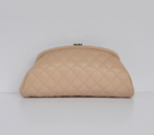 Chanel Mini Clutch Bag Caviar Leather A35487 Apricot A35487