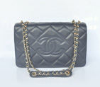 Chanel Sheepskin Leather Flap Shoulder Bag A67748 Royalblue A67748