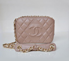 Chanel Sheepskin Leather Shoulder Bag A67750 Camel A67750