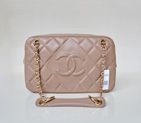 Chanel Sheepskin Leather Shoulder Bag A67751 Camel A67751