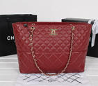 Chanel Sheepskin Leather Shoulder Bag A76600 Burgundy A76600