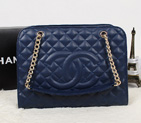 Chanel Shopping Bag Calfskin Leather A52248 Royalblue A52248