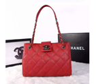 Chanel Shopping Bag in Original Caviar Leather A1870 Burgundy A1870