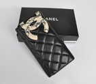 Chanel Snake CC logo Bi-Fold Wallet A514 in Black A514