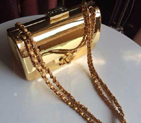 Chanel Spring 2014 Classic mini Flap Bag A30198 Gold A30198