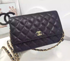 Chanel WOC mini Flap Bag Black Original Caviar leather A33808 A33808