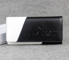 Dior Cowhide Leather Long Leather Wallet with Embossed 5192 Black&White 5192