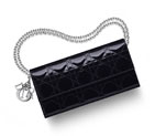 Dior Croisiere wallet in black patent calfskin S0020PVRB M900