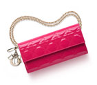Dior Croisiere wallet in fuchsia patent calfskin S0020OVRB M431