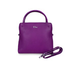 Dior Fall Winter Calfskin Top Handle Bag D0904 Purple D0904