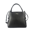 Dior Fall Winter Calfskin Top Handle Bag D0906 Black D0906