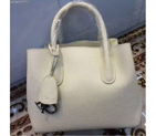 Dior LARGE OPEN BAR BAG SUPPLE White GRAINED CALFSKIN D1066