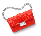 Dior Large Promenade pouch in Orange Riviera patent lambskin S0435PVRK M00O