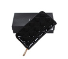 Dior Patent Leather Long Leather Wallet 31101 Black 31101