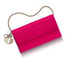 Dior Rendez-Vous wallet in fuchsia lambskin S0068OCAL M431
