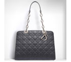 Dior Soft flap bag in Gris Dior lambskin M0959PCAL M00G