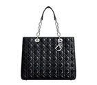 Dior Soft shopping bag in black leather CAL44956 N0