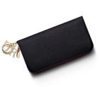 Dior Voyageur wallet in black bullcalf leather S0271OTRL M900