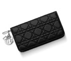 Dior Voyageur wallet in black lambskin CAL43047P N0A3