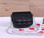 Dior mini Sheepskin Leather bag D6009 Black D6009