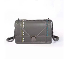 Diorama flap bag in Gray Original Leather D0422
