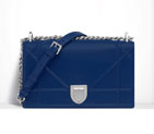 Diorama flap bag in blue lambskin M0422PNAG M578