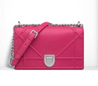Diorama flap bag in fuchsia lambskin M0422PNAG M431
