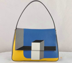 Fendi Multicolour Baguette Shoudler Bag 8BR600 Blue 8BR600