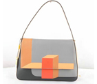 Fendi Multicolour Baguette Shoudler Bag 8BR600 Grey 8BR600