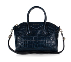 Givenchy Antigona Bag Big Crocodile Leather 9981 in Royal blue 9981