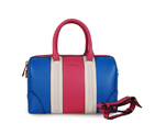 Givenchy Lucrezia Duffel Bag 6233 in Rose with white with Royal blue 6233