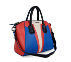 Givenchy Small Antigona Bag Smooth Leather 6362 Blue&Red&White 6362