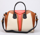 Givenchy Small Antigona Bag Smooth Leather 8887 Camel&Orange 8887