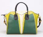 Givenchy Small Antigona Bag Smooth Leather 8887 Light Green&OffWhite 8887