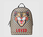 Gucci Angry Cat print GG Supreme backpack 419584 9AX1T 8652 419584