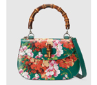Gucci Bamboo Classic Blooms top handle  409398 CWB1N 3163 409398