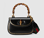 Gucci Bamboo Classic frame print leather top handle bag 495880 DT9YT 8915 495880