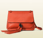 Gucci Bamboo daily leather flap shoulder bag 370826 A7M0N 6525