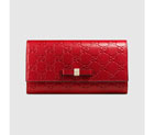 Gucci Bow leather GG continental wallet 388679 CWC1G 6433 388679