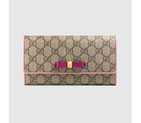 Gucci Bow leather GG continental wallet 388679 KLQUG 8431 388679