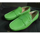 Gucci Classic shoes 2013 in green 6813