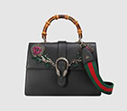 Gucci Dionysus embroidered leather top handle bag 421999 DUX8N 8389 421999