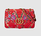 Gucci GG Marmont floral jacquard shoulder bag 443496 K9TDT 8022 443496