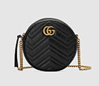 Gucci GG Marmont mini round shoulder bag 550154 0OLET 1000 550154
