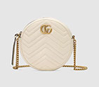 Gucci GG Marmont mini round shoulder bag 550154 0OLET 9022 550154
