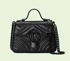 Gucci GG Marmont mini top handle bag 702563 DTDFV 1000 702563