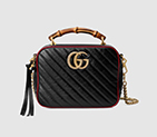 Gucci GG Marmont small shoulder bag with bamboo 602270 0OLFX 8277 602270